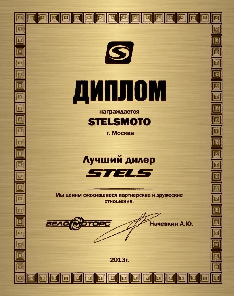 Лучший дилер STELS